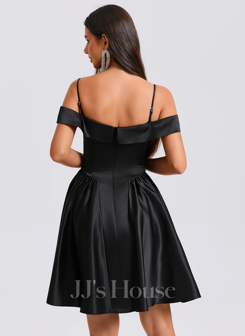 Nuha Satin Homecoming Dress