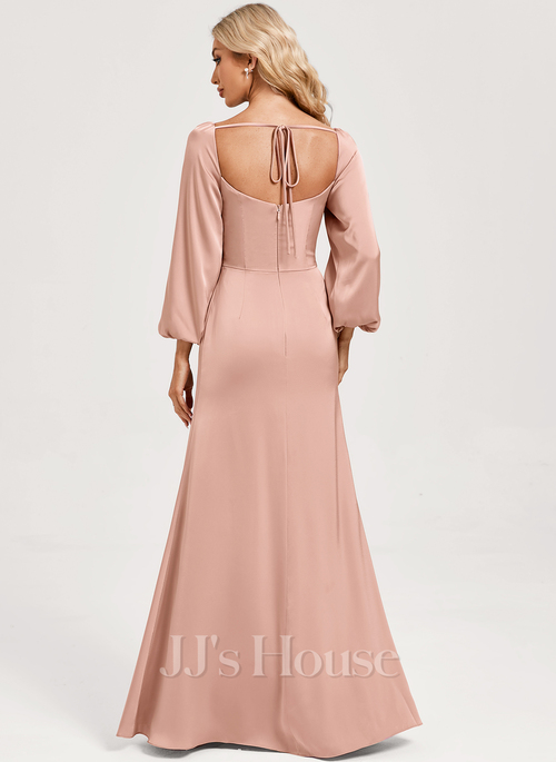 Apolina A-line Cowl Matte Satin Bridesmaid Dress | JJ's House Apolina A-line Cowl Matte Satin Bridesmaid Dress | JJ's House