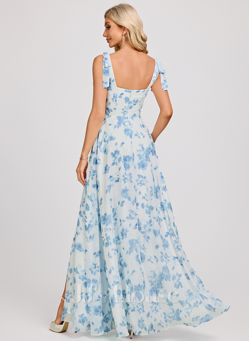 Yaxeni A-line Square Chiffon Bridesmaid Dress | JJ's House Yaxeni A-line Square Chiffon Bridesmaid Dress | JJ's House