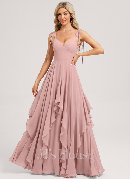 Savana A-line Chiffon Bridesmaid Dress | JJ's House