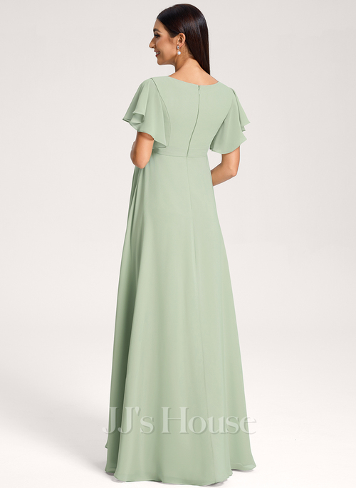 modest teal bridesmaid dresses Laura Modest Maxi in Teal Small main image 0