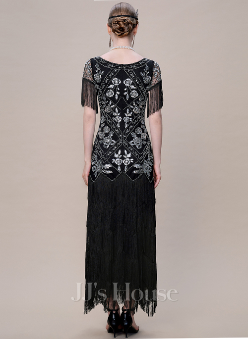 Koralyn Multi-Layered Fringe Beaded 1920s Flapper Dress | JJ's House Koralyn Multi-Layered Fringe Beaded 1920s Flapper Dress | JJ's House