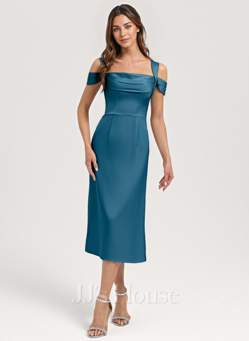 princess polly baby blue dress Off the Shoulder Bridesmaid Dresses main image 1