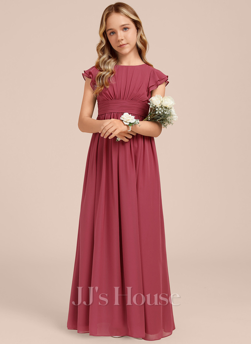 Zoya A-line Chiffon Junior Bridesmaid Dress | JJ's House Zoya A-line Chiffon Junior Bridesmaid Dress | JJ's House