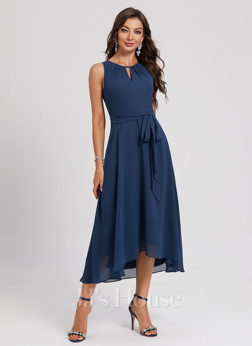 green emerald velvet dress Navy Satin Babydoll Mini Dress - Flowy Cocktail Party Dress | Sky to Moon main image 0