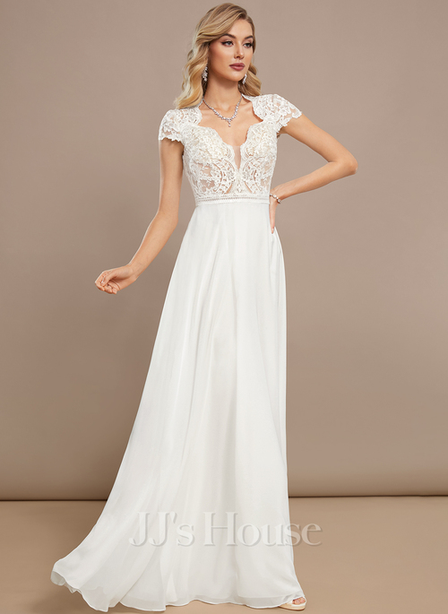 Cosette A-line Lace Wedding Dress | JJ's House Cosette A-line Lace Wedding Dress | JJ's House