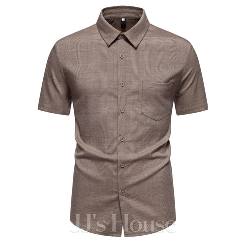 strapless open back dress Blue Dress Shirt with White Collar & Cuffs