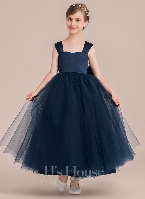 tulle junior bridesmaid dress Flower Girl Dress Long Sleeve Sage Junior Bridesmaid Tulle Dress 9/12mos / Dress/Plain Sash main image 0
