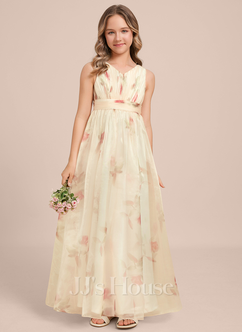 Bruna A-line Junior Bridesmaid Dress | JJ's House