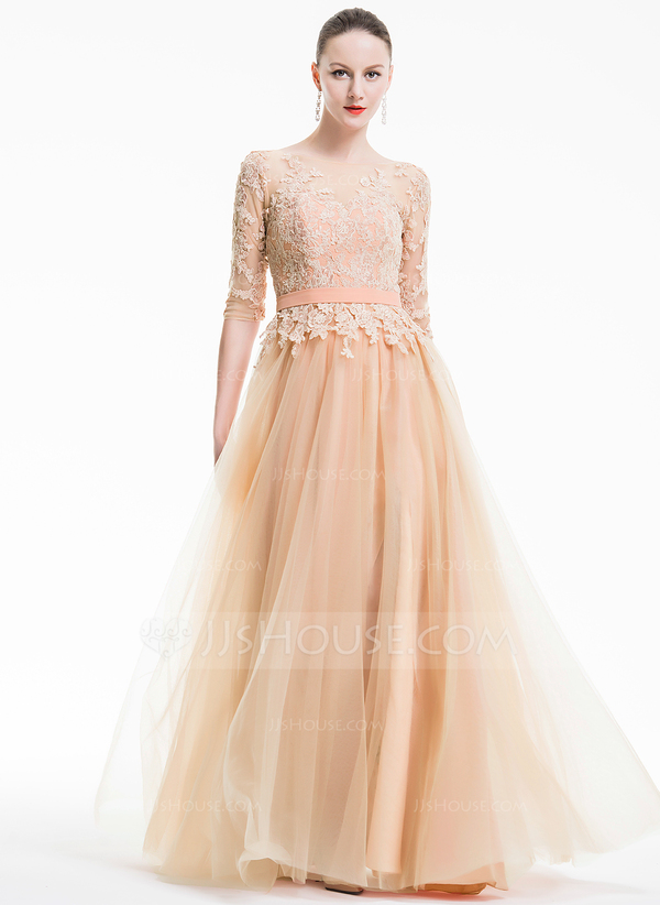Colors Dress 3934 - Scoop Neckline Tiered A-line Gown main image 1