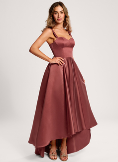 A-line Sweetheart Satin Dress