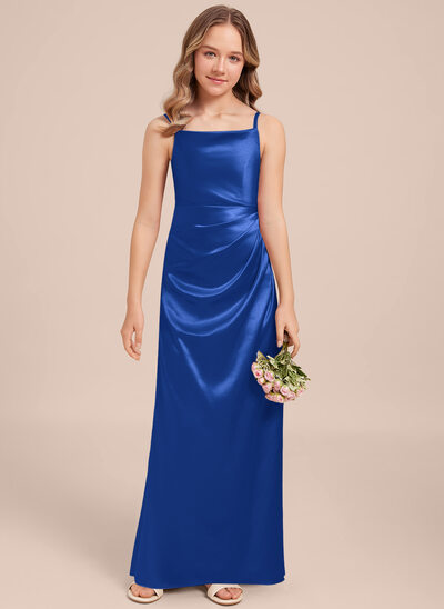 Sheath/Column Stretch Satin Dress