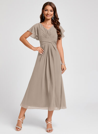 white christmas dresses Taupe Silk Gown with Chantilly Lace Accents and Tattered Pieces – Randall  Designs main image 1