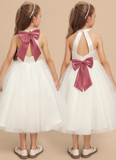 Ball-Gown/Princess Bow Tulle Dress