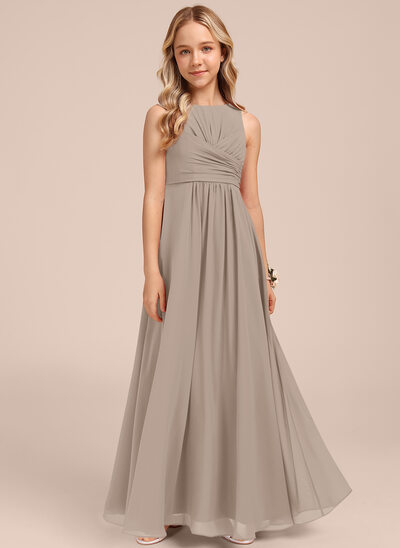 A-line Chiffon Dress