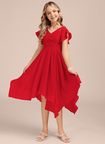 Red Junior Bridesmaid Dresses Collection | JJ's House