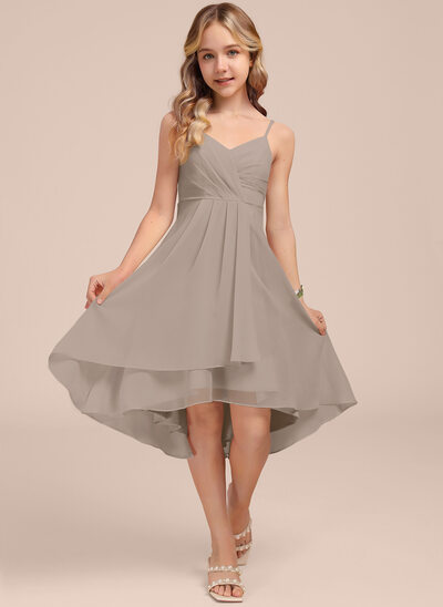 A-line Chiffon Dress