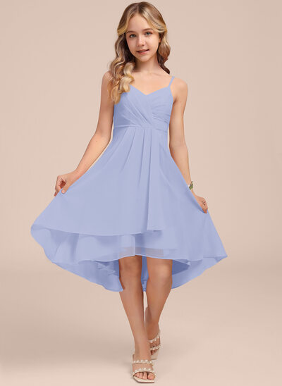 Corte em a chiffon vestido