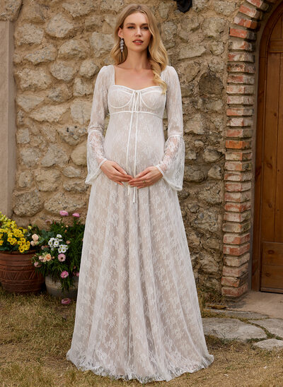 brown leaf dress Cora Maternity Photoshoot Dress