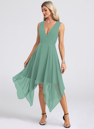Chiffon Midi Dress