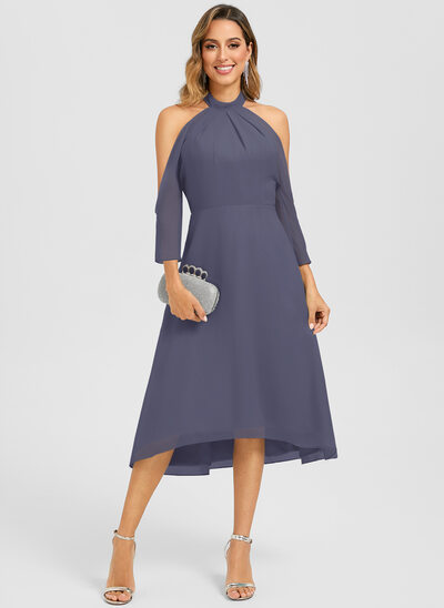 Sleeveless Cocktail Dress with Three Quarter Sleeve Jacket  5540 main image 1