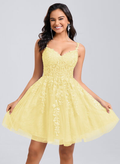 Yellow Homecoming Dresses