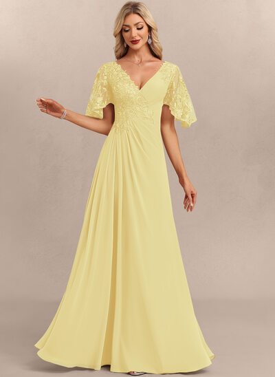 Kjole Maxi i Chiffon