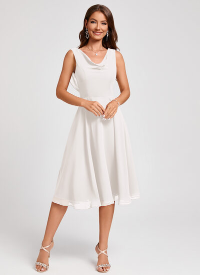 sachin and babi light blue dress Chiffon Halter Dusty Sage A-line Slit Long Bridesmaid Dress – Movousdress
