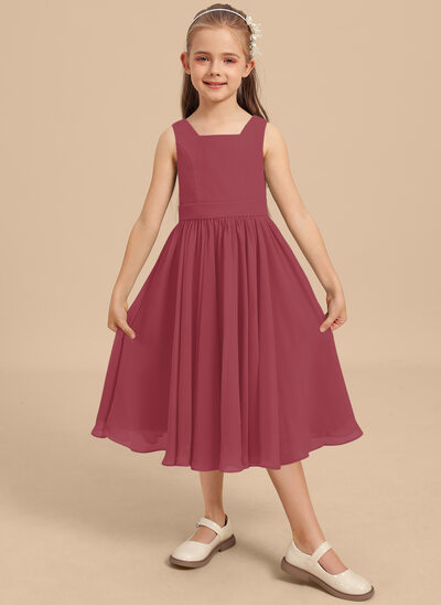 A-line Chiffon Dress