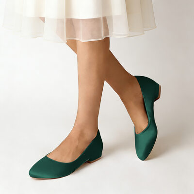 green dress shoes women Yvonne Light Green Shoes main image 0