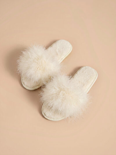 Feather Slippers