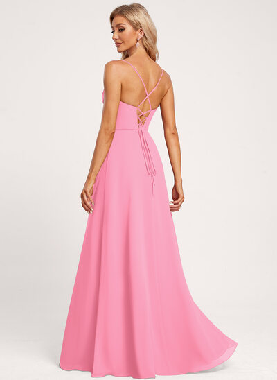 peony pink bridesmaid dresses Peony Pink Maxi Dress - Pink main image 0
