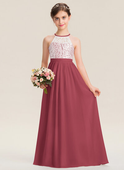 A-line Chiffon Dress