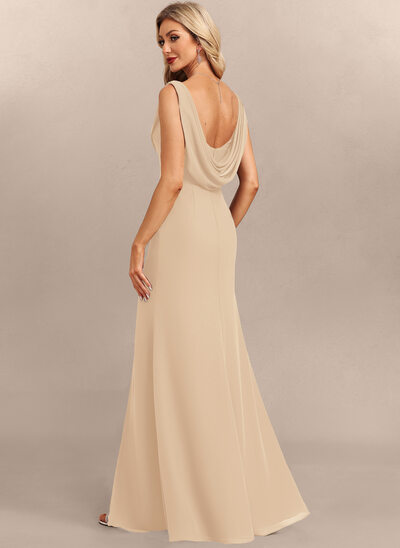 champagne colored dresses for mother of the bride Stella Couture 22365 Long Formal Dress Champagne / 14
