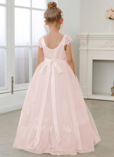 strapless open back dress Princess V Neck Pink Satin Tulle Short Wedding Party Flower Girl Dress 2T --- Chest = 21 inches/ Waist = 20 inches/ Hollow to Knee = 21.5 Inches