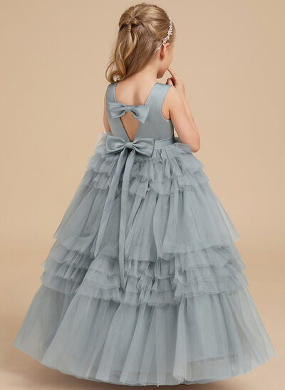 Dusty Blue Flower Girl Dresses | JJ's House