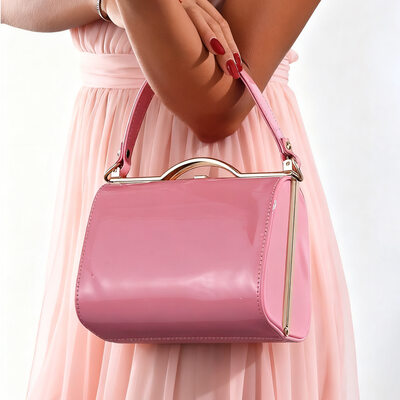 Party Prom Evening PU Evening Bags Handbags in Pink 
