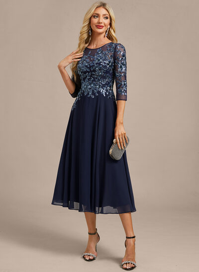 green emerald velvet dress Modest Mid Sleeves Black Lace Home Coming Formal Evening Cocktail Dress CX830155 main image 1