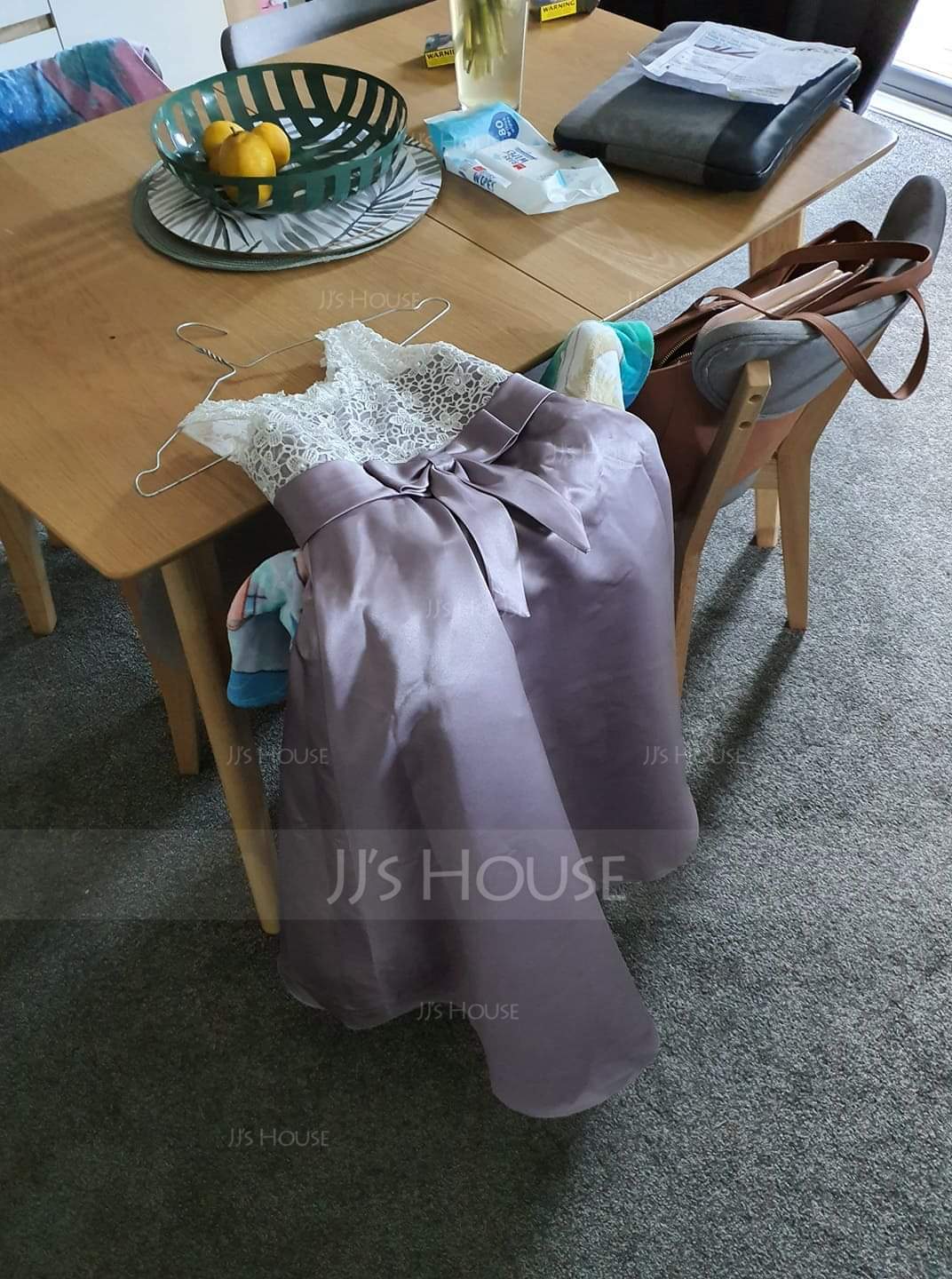 A-Line Floor Length Flower Girl Dress with Sleeveless Jewel Neck and Lace Sash Ribbon main image 1