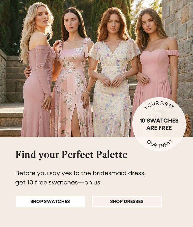 fabric swatches bridesmaid dresses Custom Order for Little Bridesmaid Dresses – Dairy Bridal